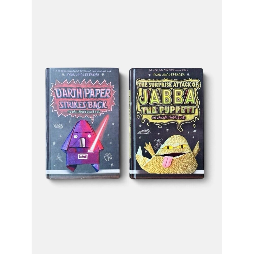 Tom Angleberger Origami Yoda Hardcover Book Bundle Darth Paper Jabba Star Wars